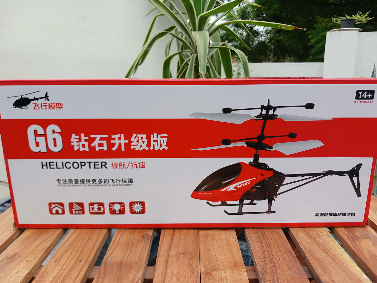 G6 Remote Control RC Helicopter – USB Rechargeable Flying Toy