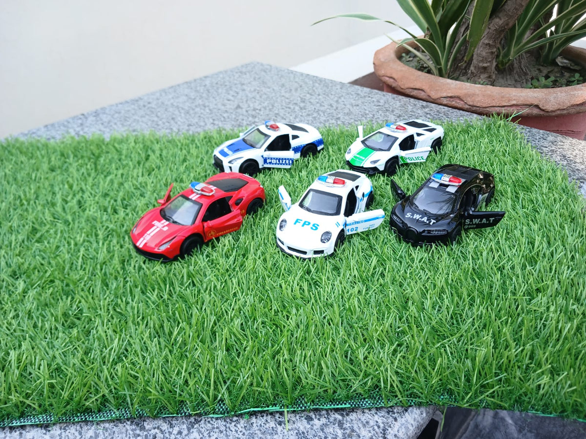 Emergency Rescue & SWAT Toy Car – Pull Back Action
