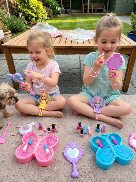 Butterfly Little Princess Makeup & Beauty Play Set for Girls.