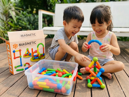 Magnetic Construction Set 64-Piece