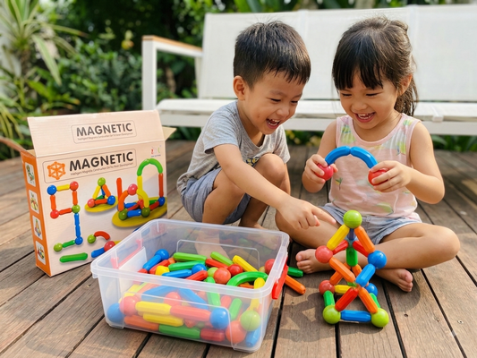 Magnetic Construction Set 64-Piece