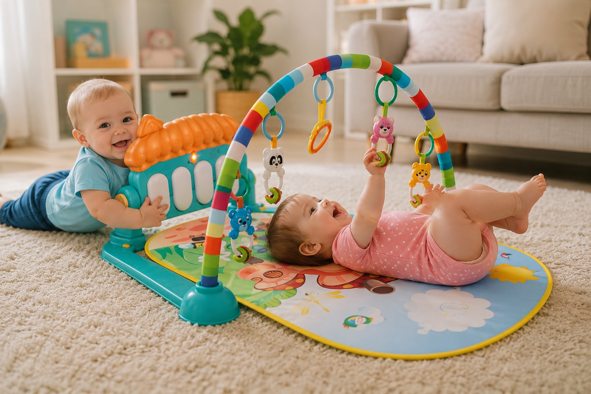 Baby’s First Piano Play Gym – Musical Activity Mat 🎹.