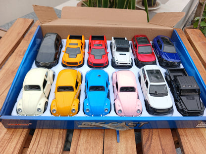 Die-Cast Style Toy Cars Set – Colorful Mini Racing Cars
