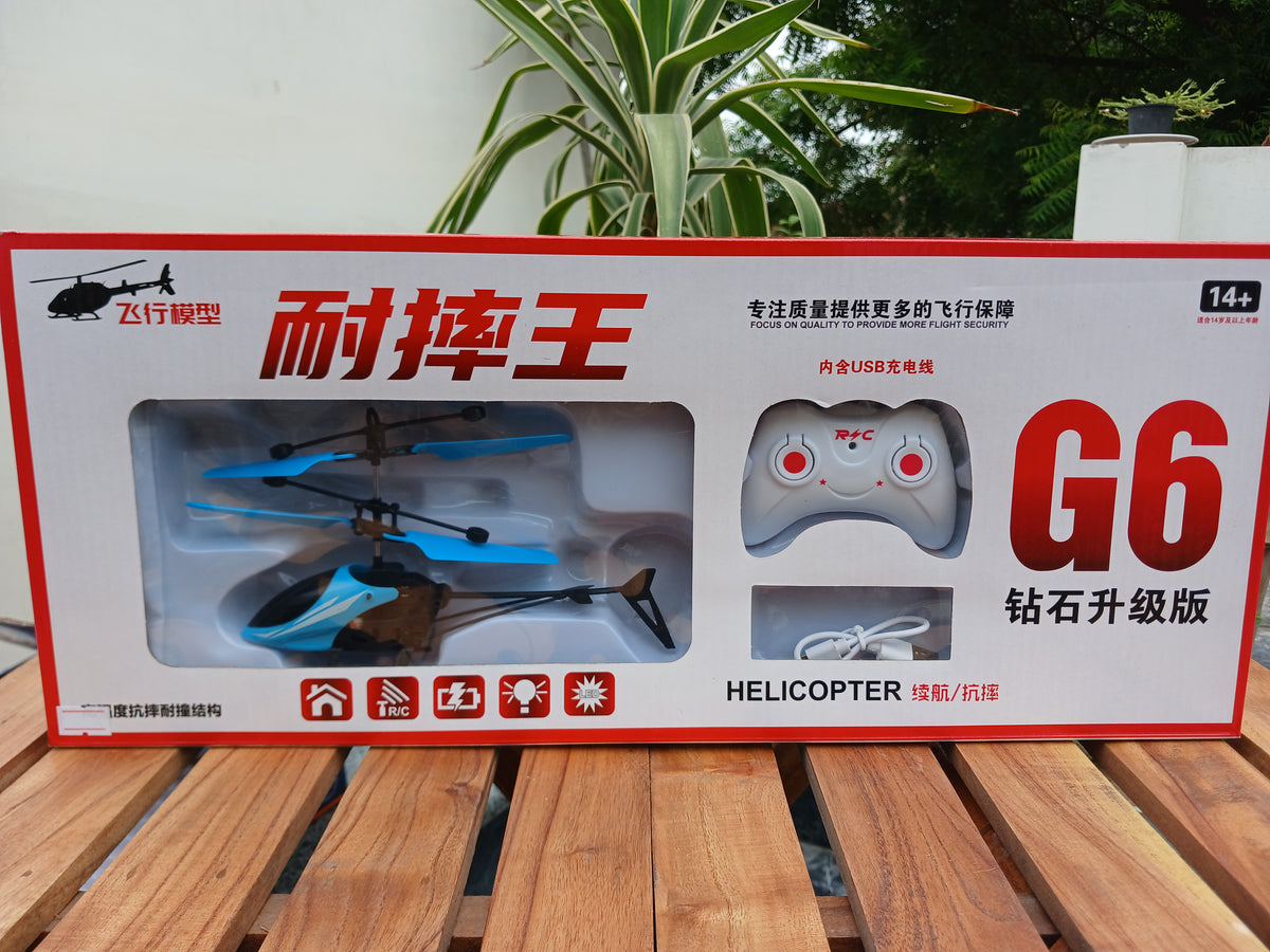 G6 Remote Control RC Helicopter – USB Rechargeable Flying Toy