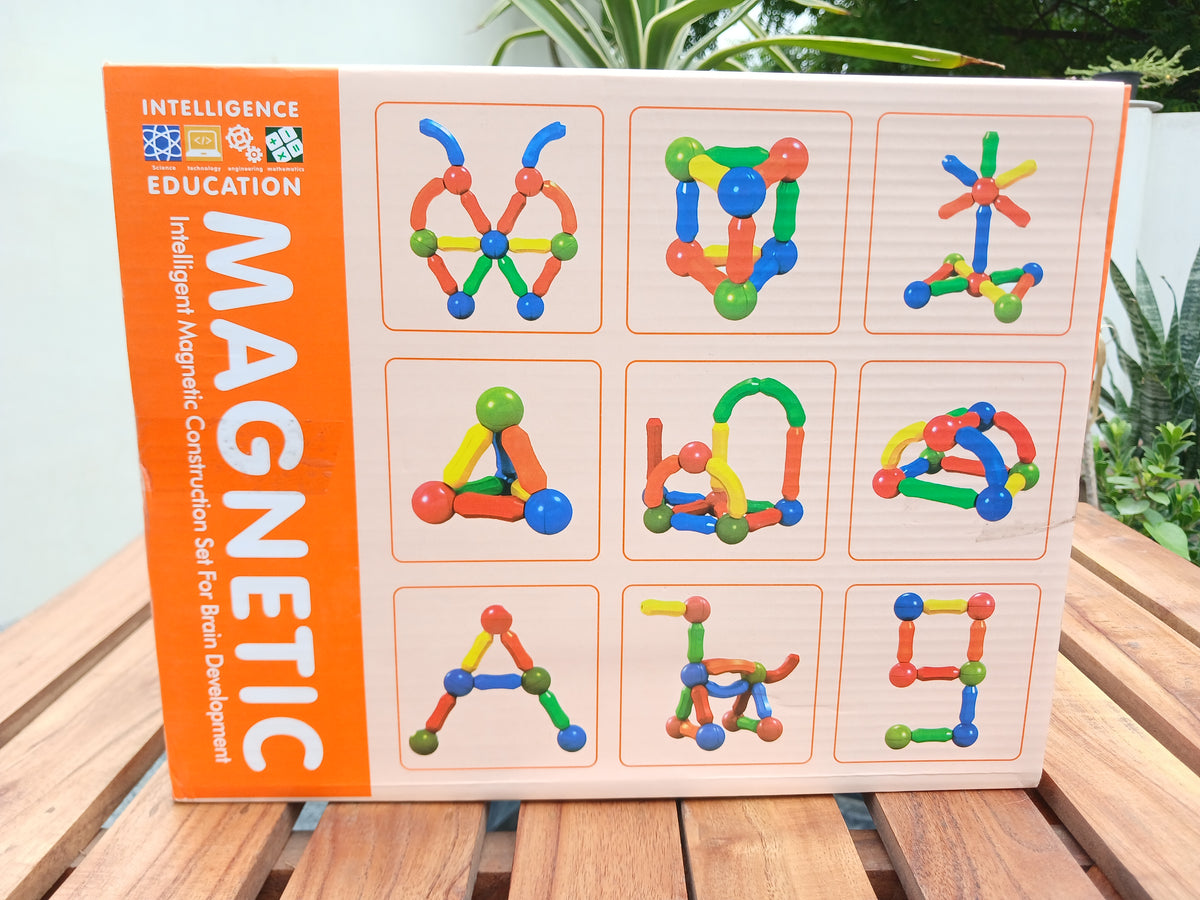 Magnetic Construction Set 64-Piece