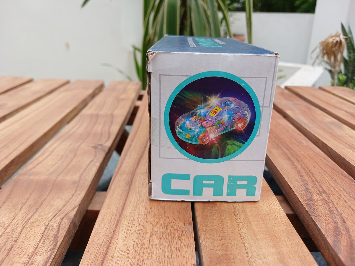 Bring fun, lights, music, and moving gears together with this exciting Gear Car!