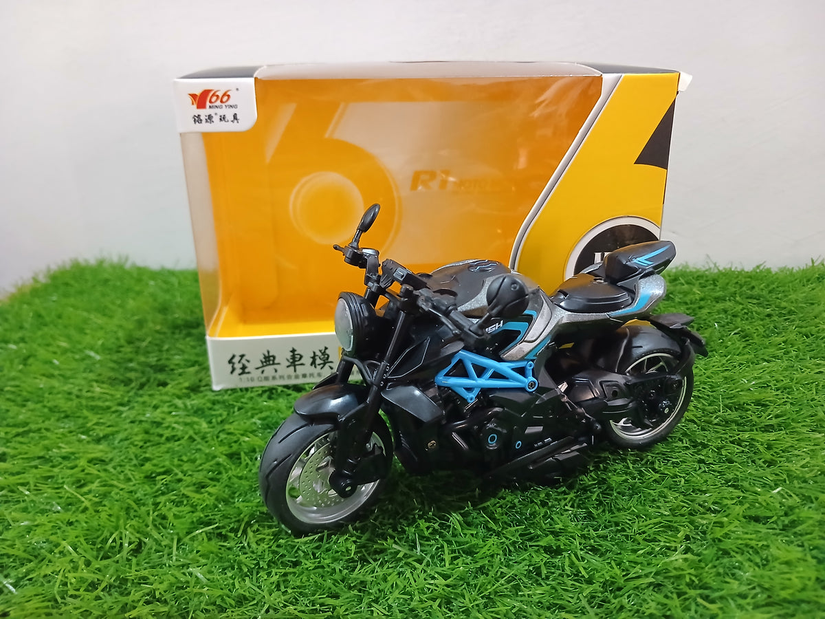 Alloy Sports Motorcycle Model – Die-Cast Motorbike Toy with Detailed Design (1:12 Scale)