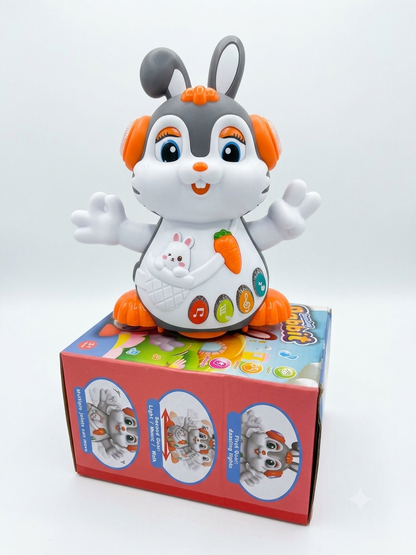 Cute Musical Bunny Toy – Interactive Walking, Lights & Music Toy