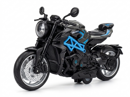 Alloy Sports Motorcycle Model – Die-Cast Motorbike Toy with Detailed Design (1:12 Scale)