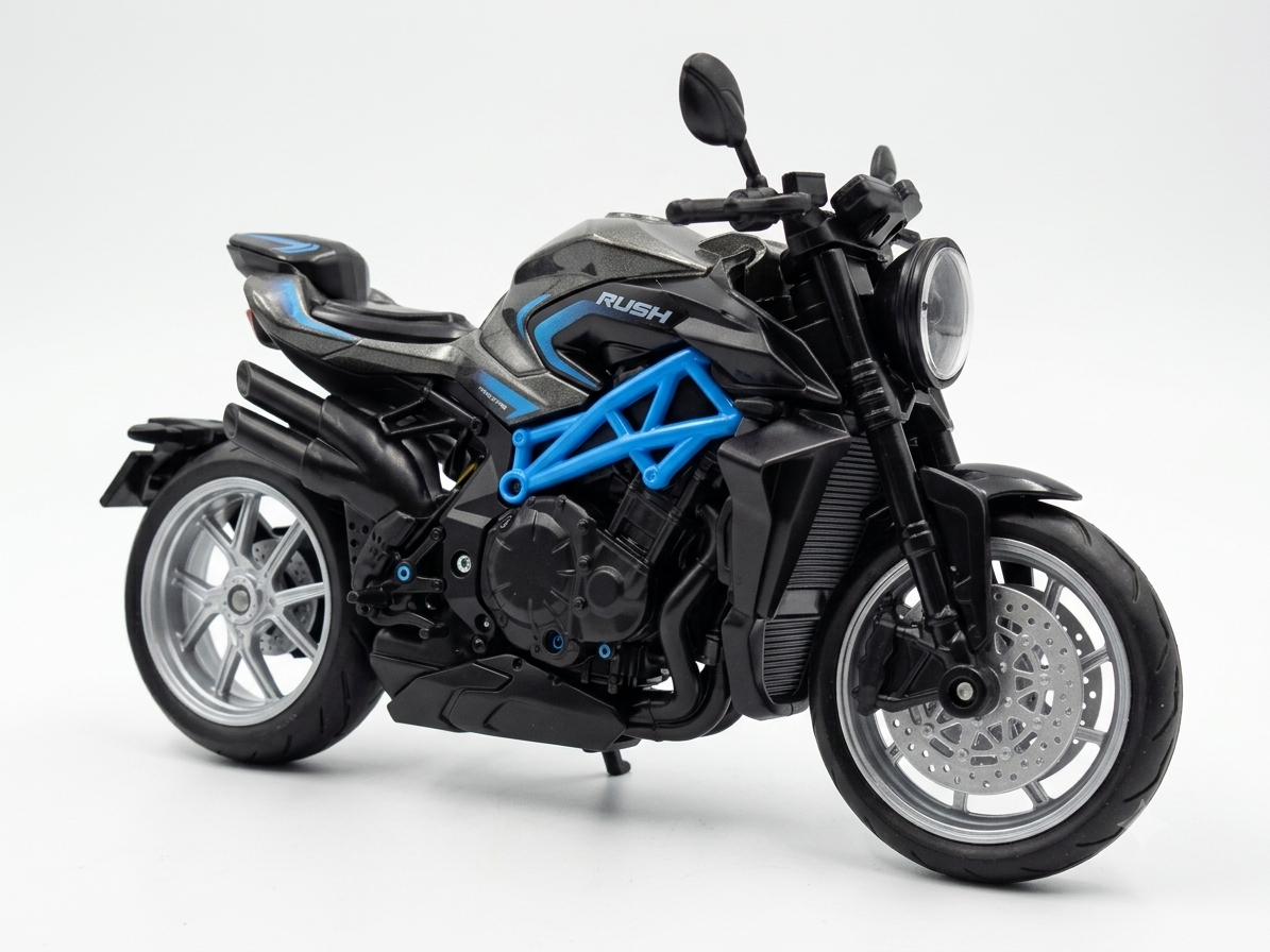Alloy Sports Motorcycle Model – Die-Cast Motorbike Toy with Detailed Design (1:12 Scale)